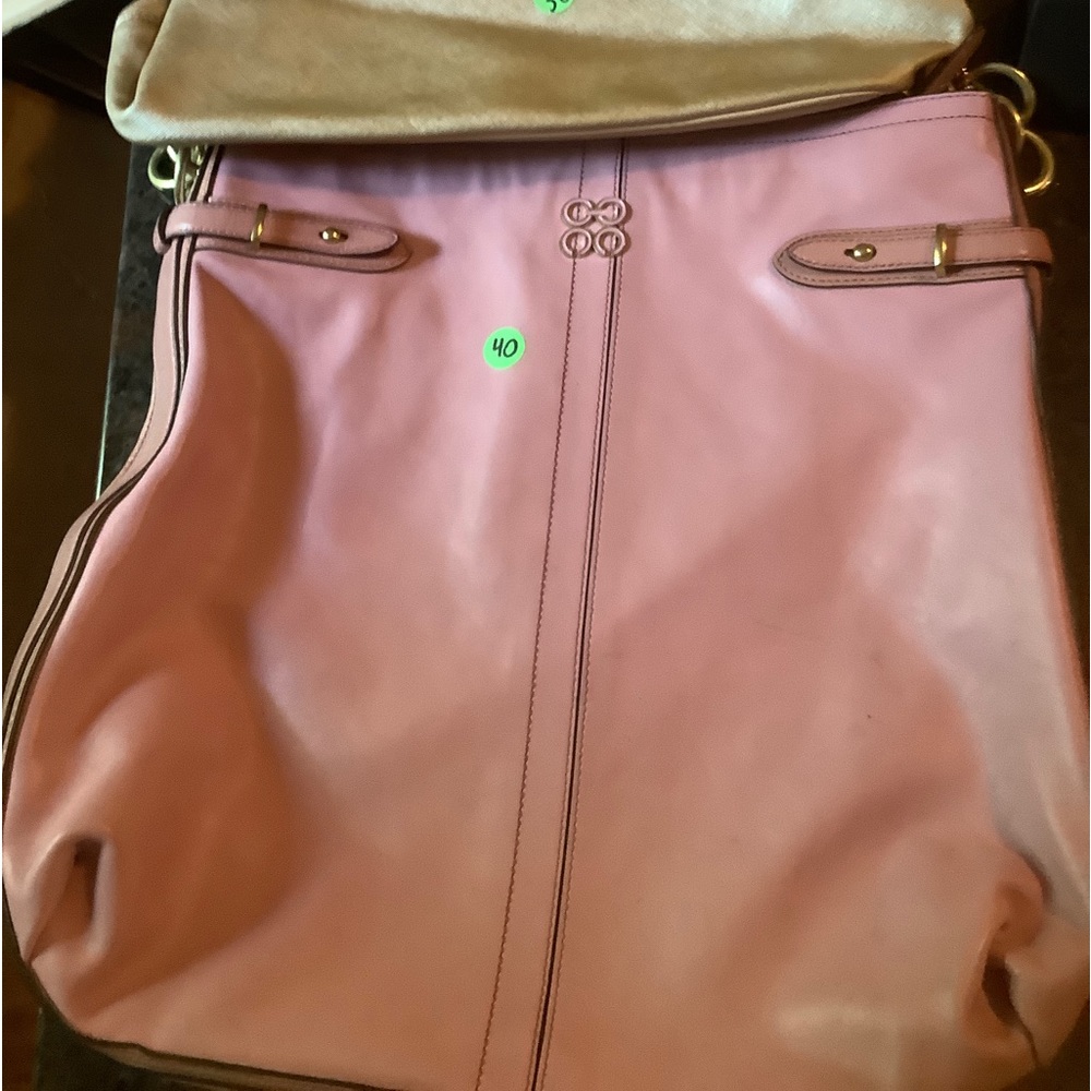 Pale Pink Coach Hobo Bag